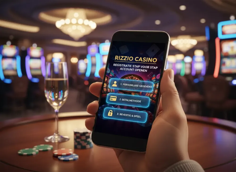 Rizzio casino registratie stap voor stap account openen